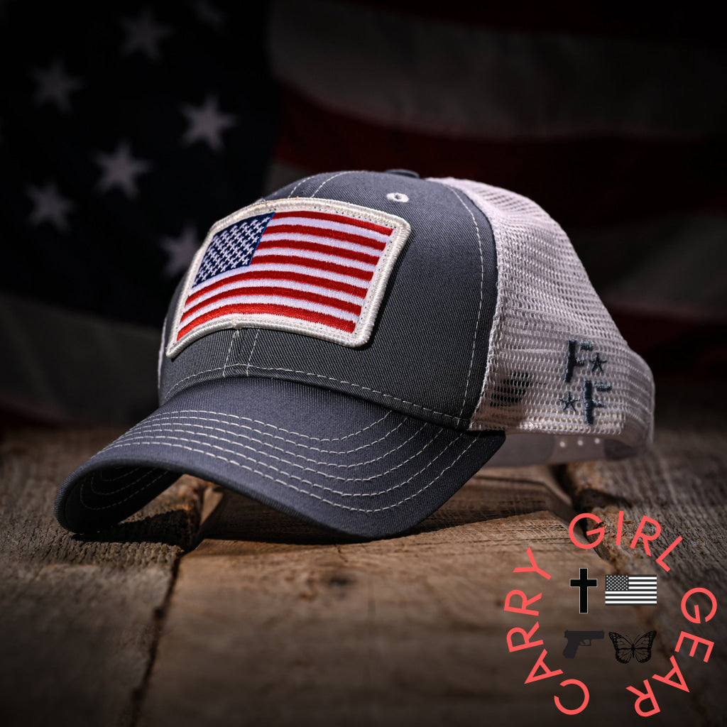 Slate & White Mesh-Back Trucker Hat Hats