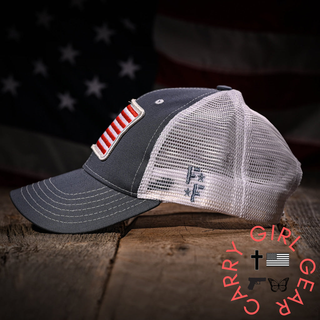 Slate & White Mesh-Back Trucker Hat Hats