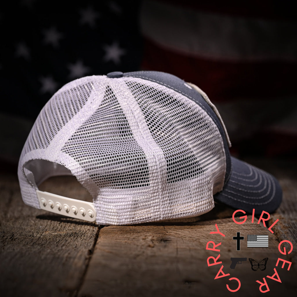 Slate & White Mesh-Back Trucker Hat Hats