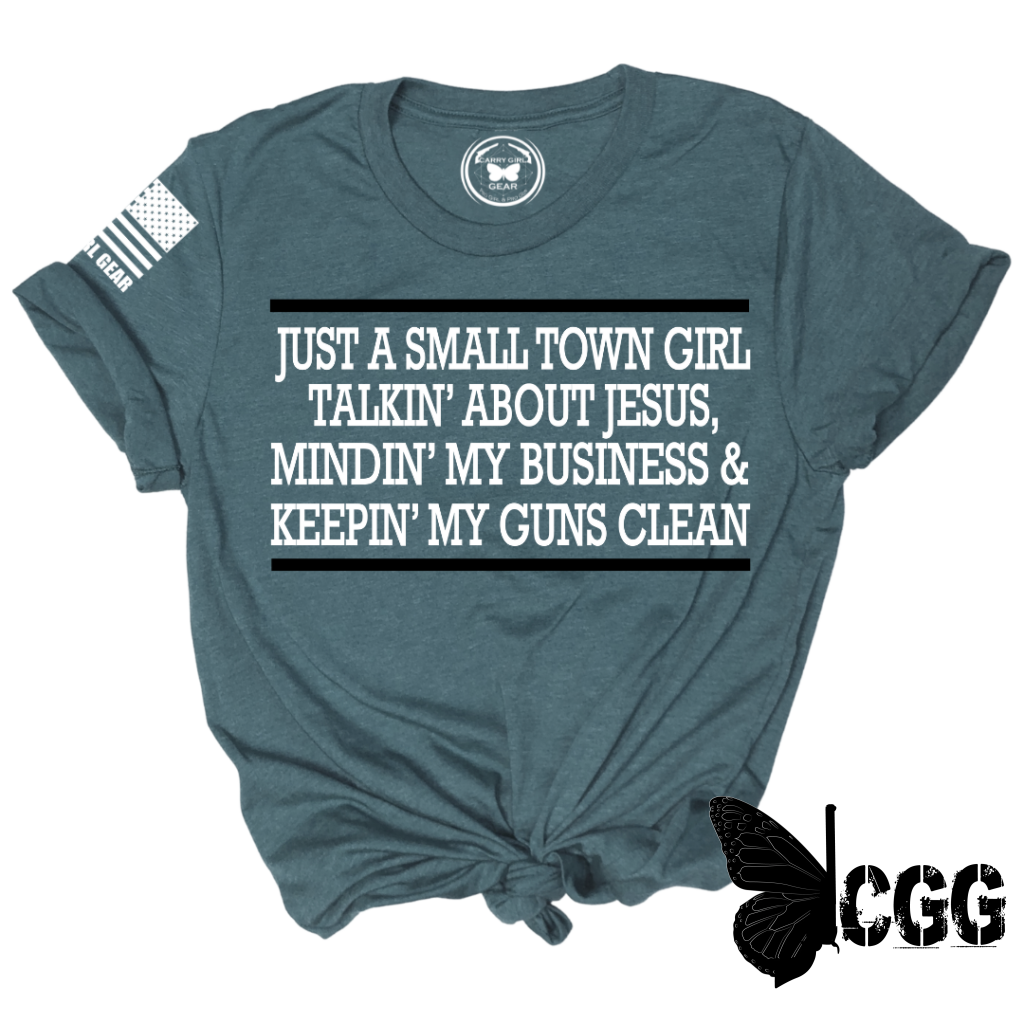 Small Town Girl Tee Xs / Deep Teal Unisex Cut Cgg Perfect Tee