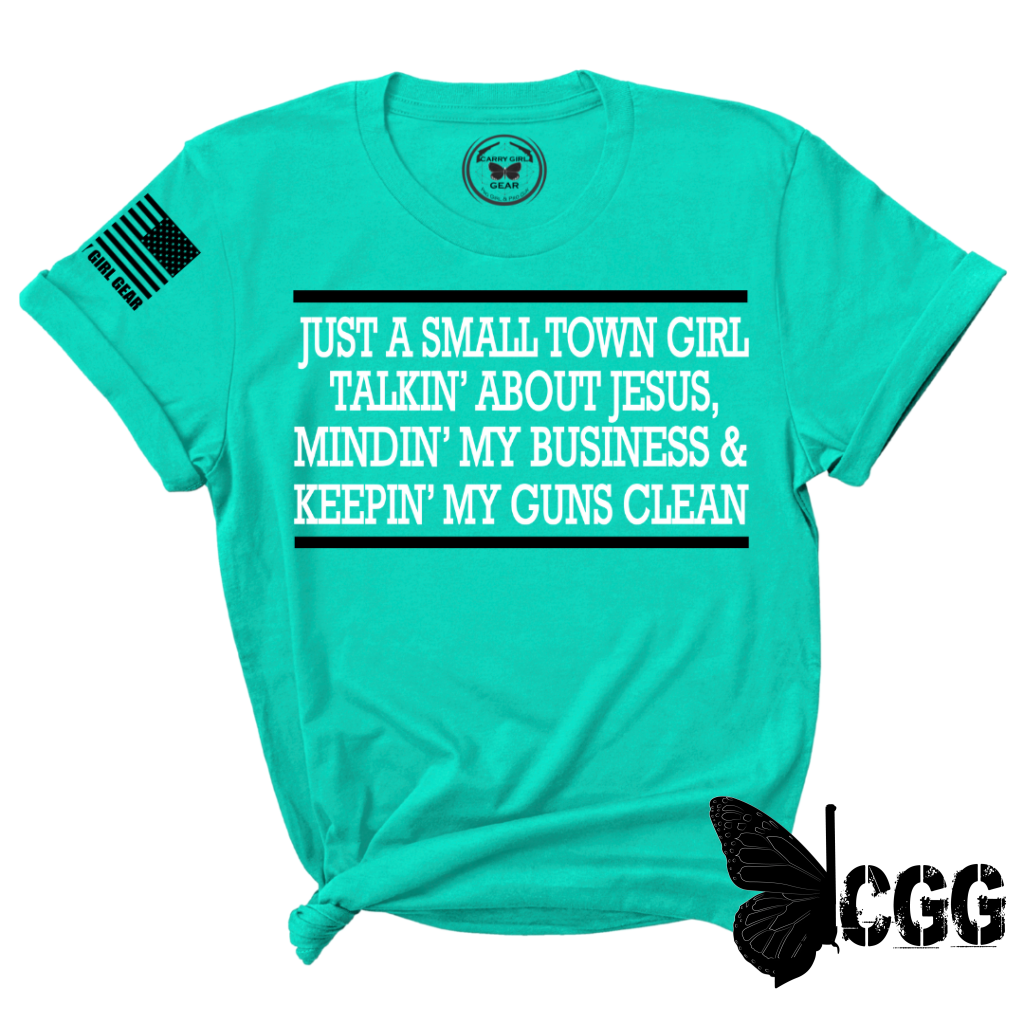 Small Town Girl Tee Xs / Jade Unisex Cut Cgg Perfect Tee