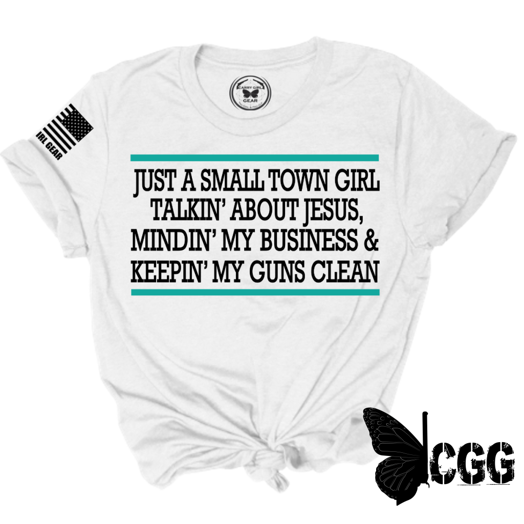 Small Town Girl Tee Xs / White Unisex Cut Cgg Perfect Tee