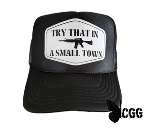 Small Town Trucker Black & White