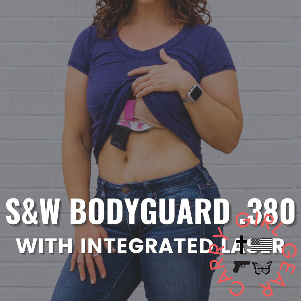 Smith & Wesson Bodyguard.380 w/ laser Flashbang Bra Holster Flashbang - By Gun Fit