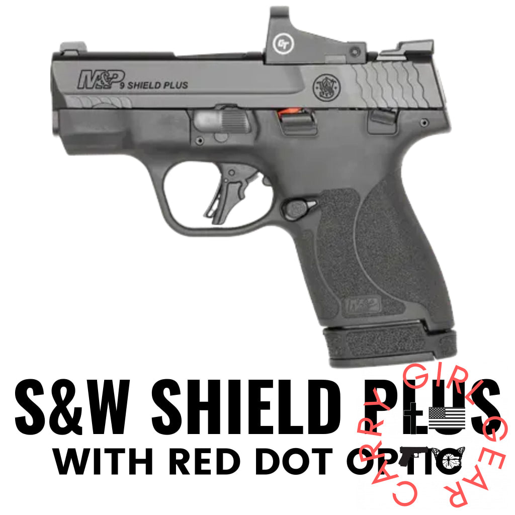 Smith & Wesson Shield Plus with Red Dot Optic Flashbang Bra Holster Flashbang - By Gun Fit