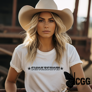 Smokeshow Graphic Tee Shirt For Country Girls- Bourbon Cowgirl T-Shirt