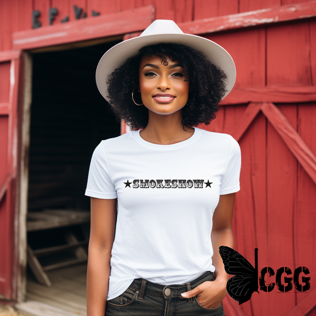 Smokeshow Graphic Tee Shirt For Country Girls- Bourbon Cowgirl T-Shirt