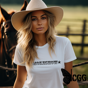 Smokeshow Graphic Tee Shirt For Country Girls- Bourbon Cowgirl T-Shirt