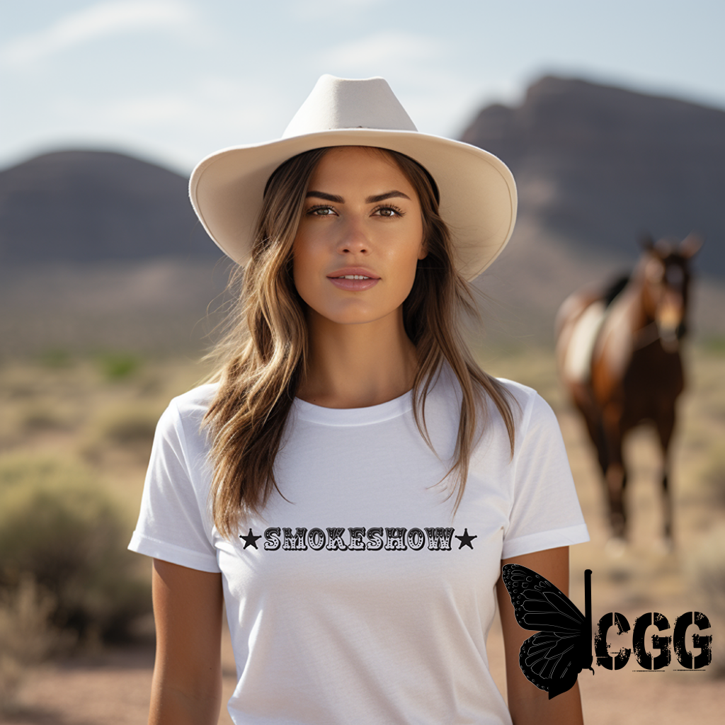 Smokeshow Graphic Tee Shirt For Country Girls- Bourbon Cowgirl T-Shirt