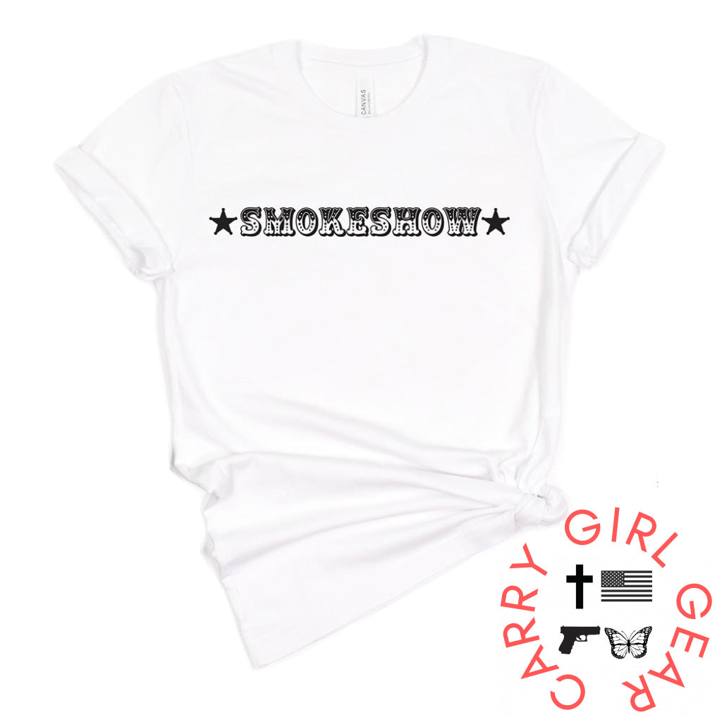 Smokeshow Graphic Tee Shirt For Country Girls- Bourbon Cowgirl T-Shirt