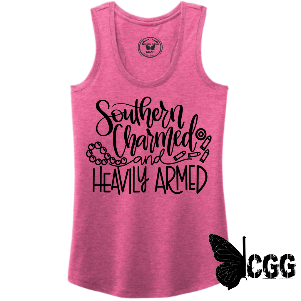 Southern Charmed Tank Top Xs / Fuchsia Tank Top