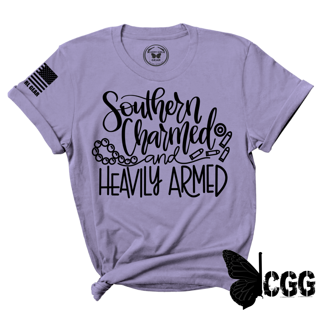 Southern Charmed Tee Xs / Lavendar Blue Unisex Cut Cgg Perfect Tee