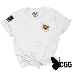 Spattered Podcast Blood Spatter Tee Cgg Perfect