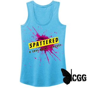 Spattered Tank Top Xs / Turquoise Tank Top