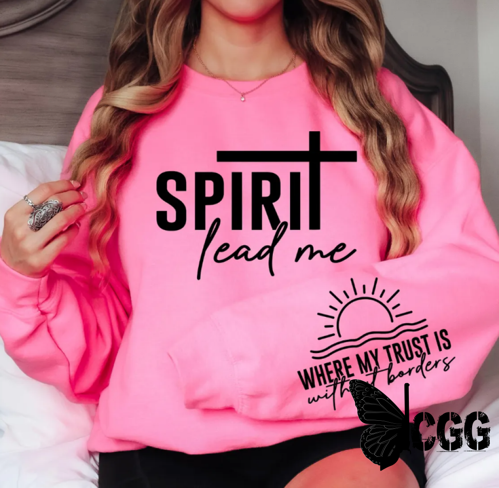 Spirit Lead Me Sweatshirt Sweatshirt / Pink Xs