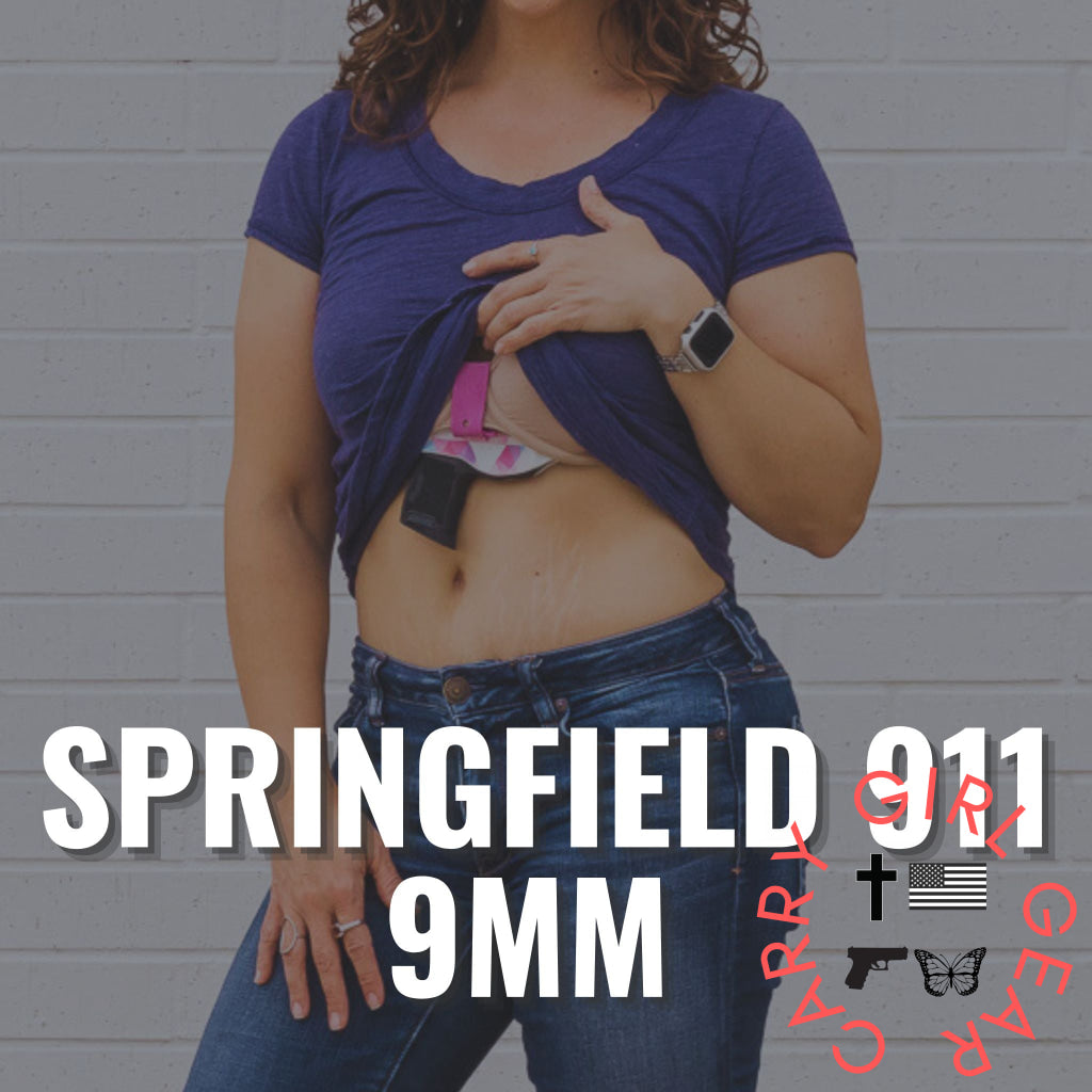 Springfield 911 9mm Flashbang Bra Holster Flashbang - By Gun Fit