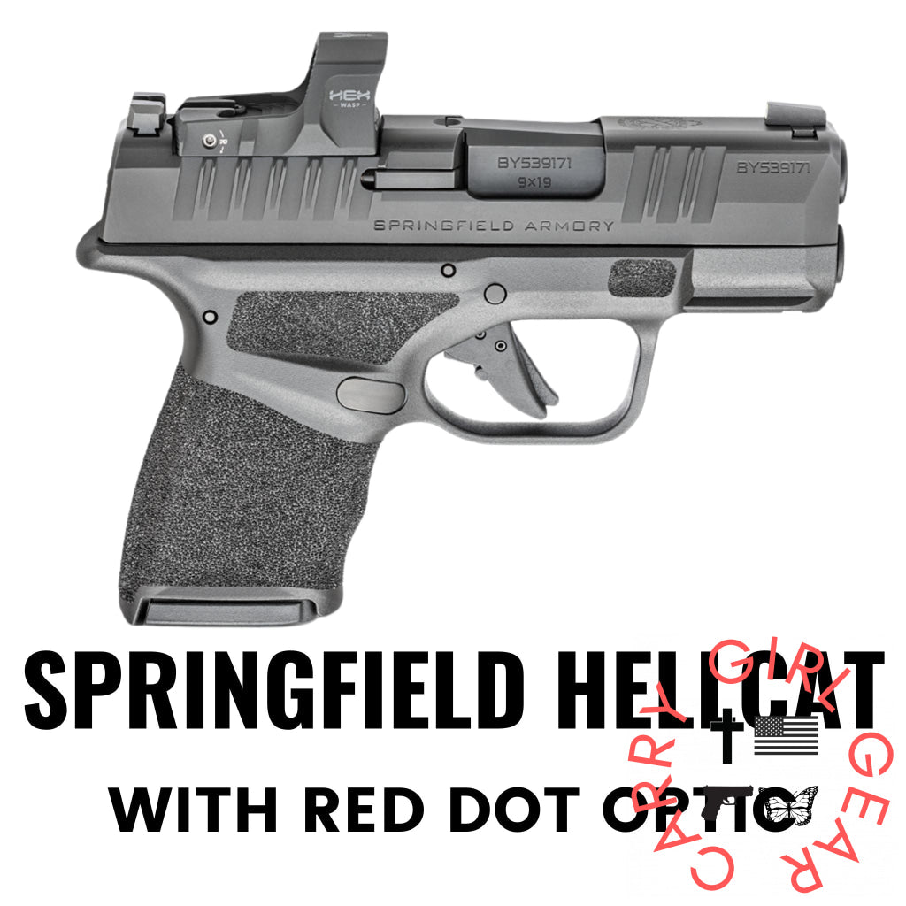 Springfield Hellcat with Red Dot Optic Flashbang Bra Holster Flashbang - By Gun Fit