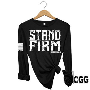 Stand Firm Long Sleeve Black / Xs