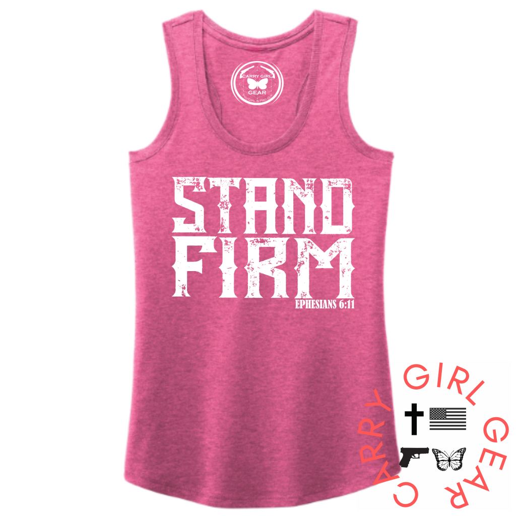 Stand Firm Tank Top Xs / Fuchsia Tank Top