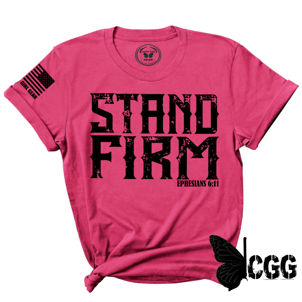 Stand Firm Tee Xs / Fuschia Unisex Cut Cgg Perfect Tee