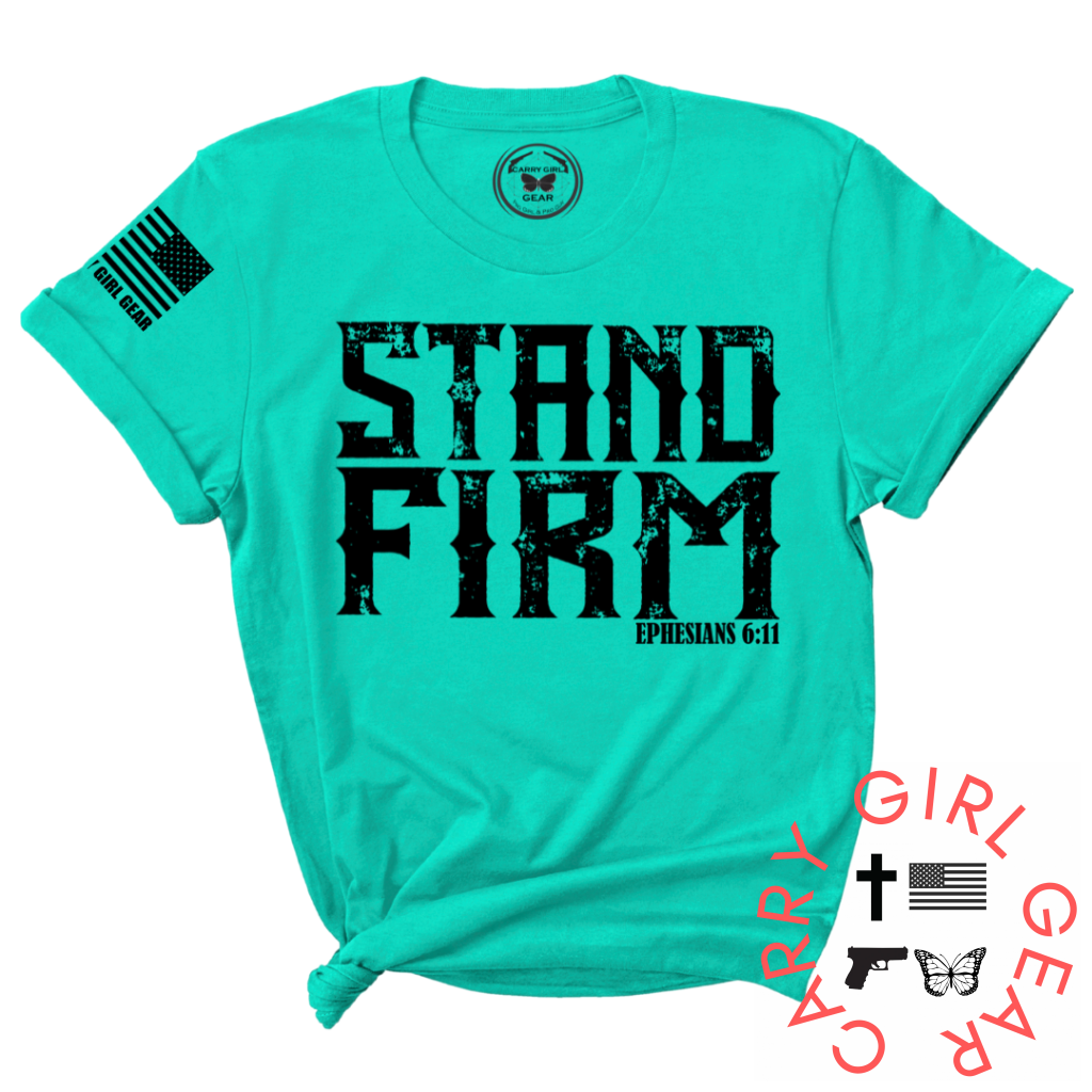 Stand Firm Tee Xs / Jade Unisex Cut Cgg Perfect Tee
