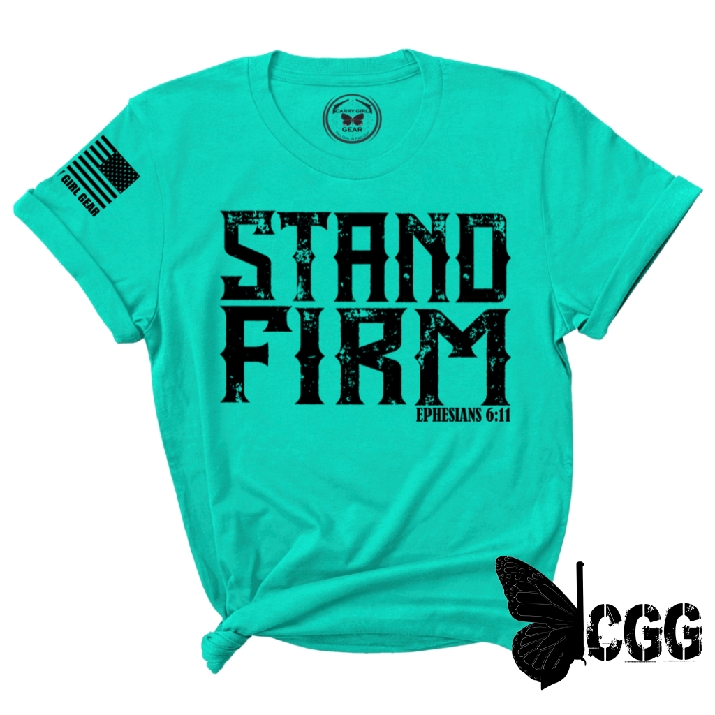 Stand Firm Tee Xs / Jade Unisex Cut Cgg Perfect Tee