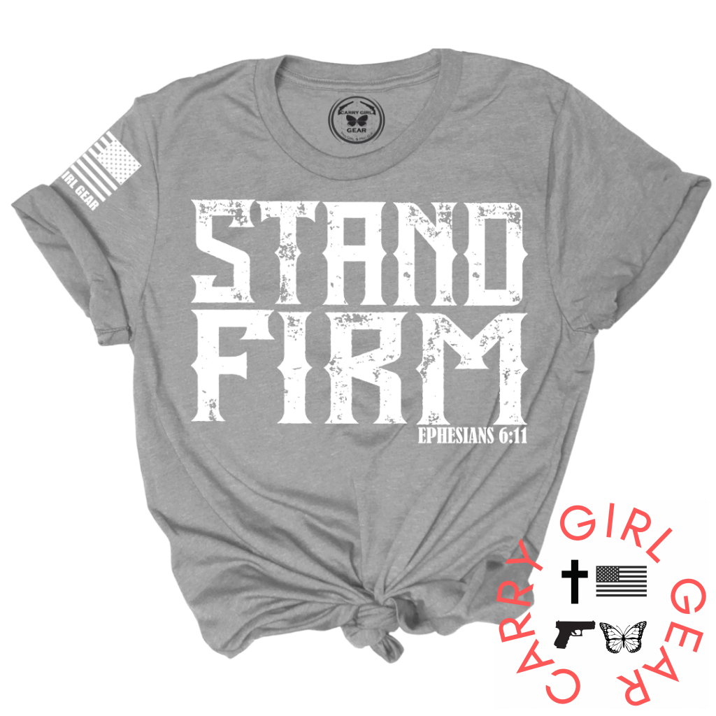 Stand Firm Tee Xs / Steel Unisex Cut Cgg Perfect Tee