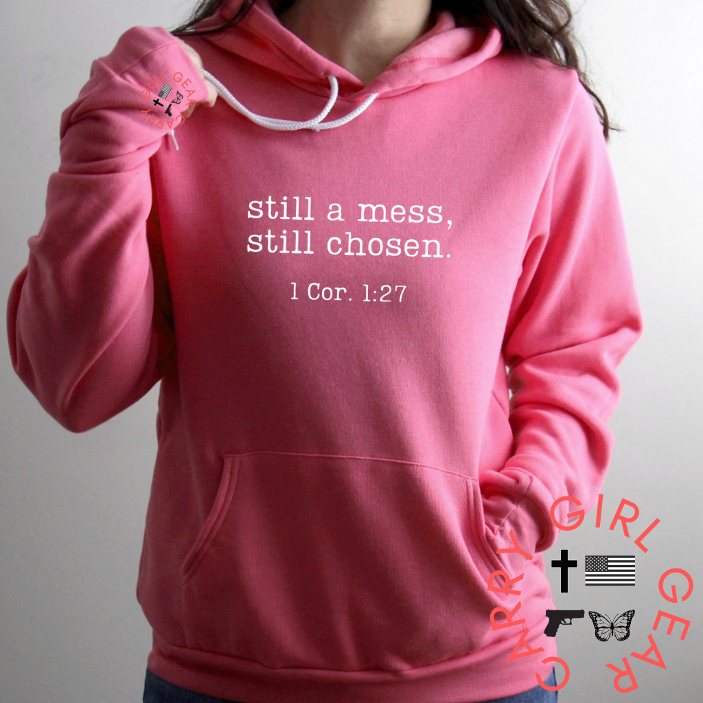 STILL A MESS HOODIE PINK / XS