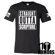 Straight Outta Scripture T - Shirt Sm / Black T - Shirts