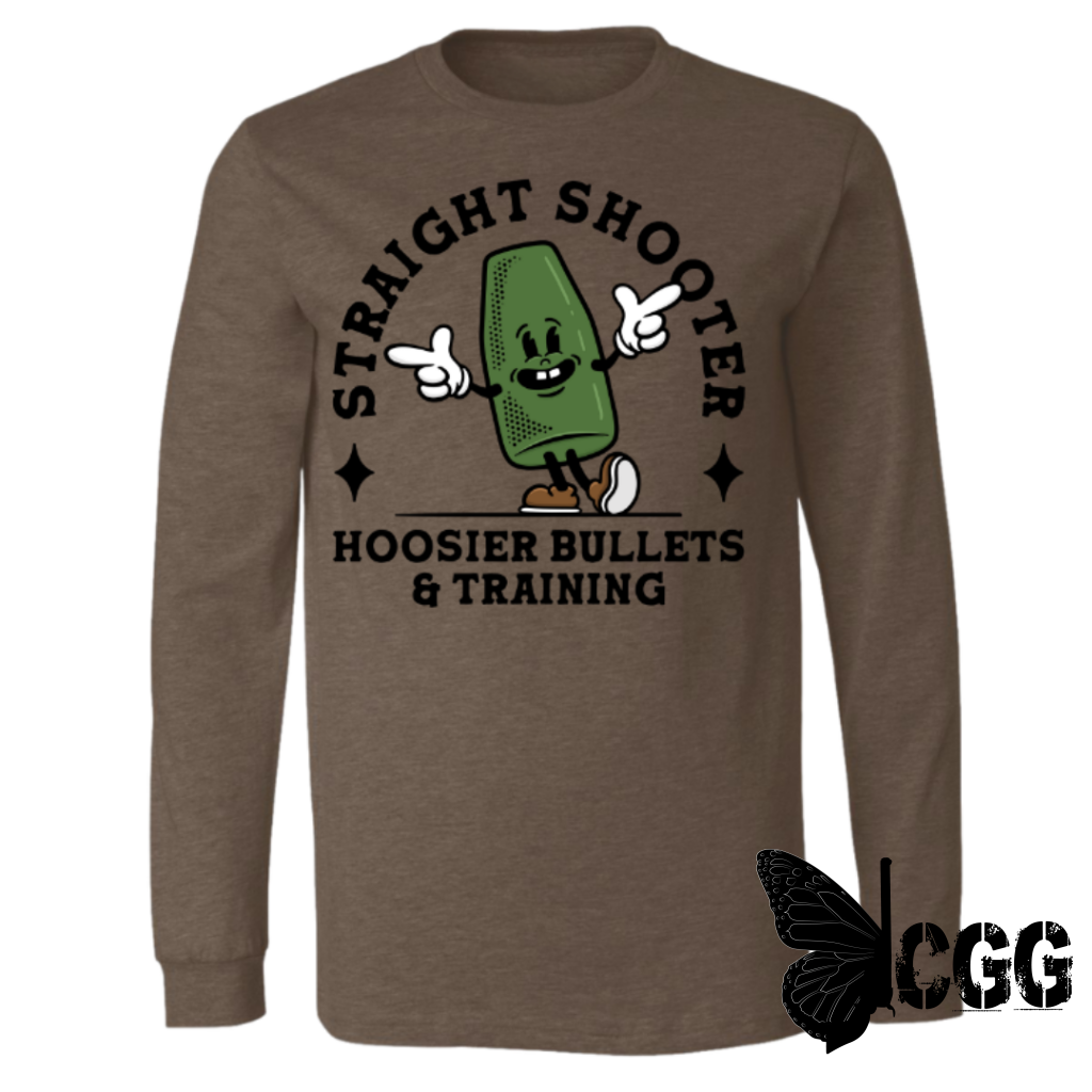 Straight Shooter Long Sleeve Athletic Gray / Xs