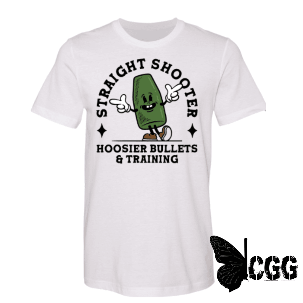 Straight Shooter Tee Xs / White Unisex Cut Cgg Perfect Tee