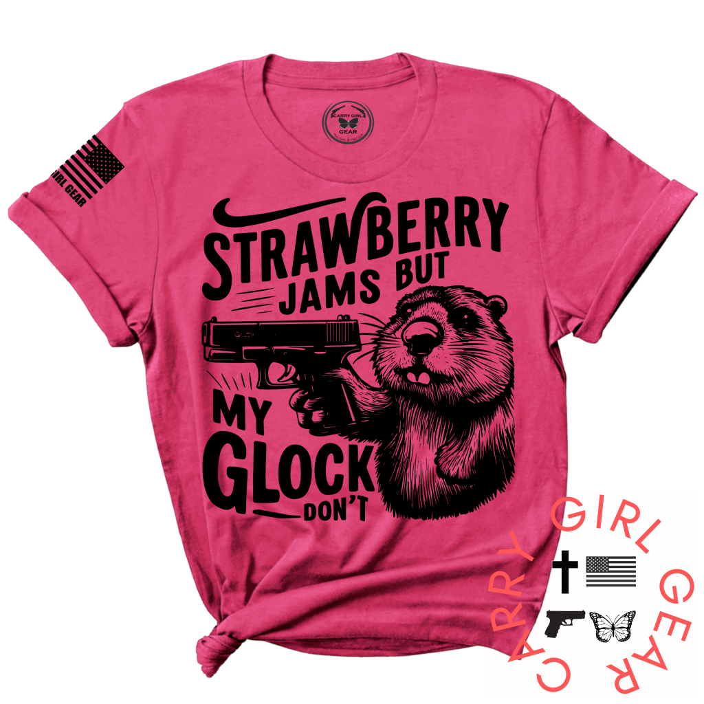 Strawberry Jams Tee Xs / Berry Unisex Cut Cgg Perfect