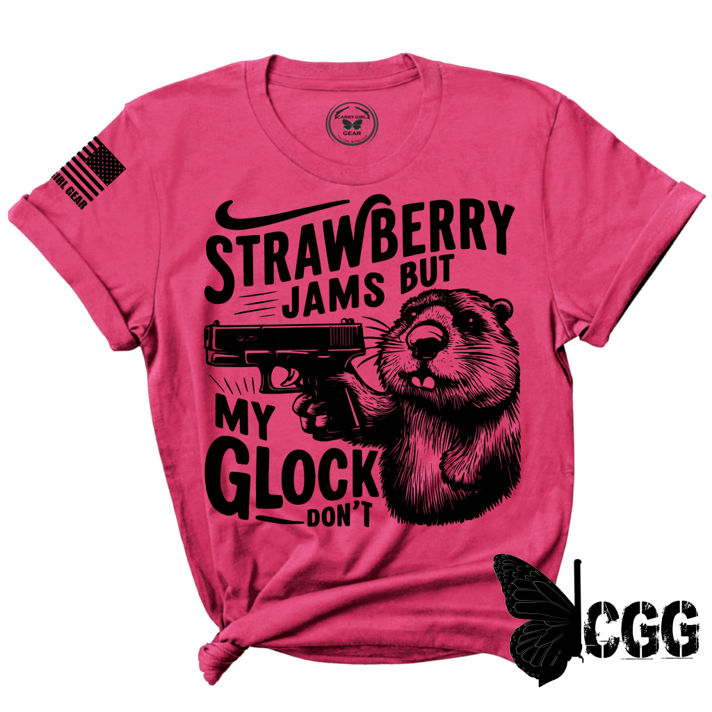 Strawberry Jams Tee Xs / Berry Unisex Cut Cgg Perfect