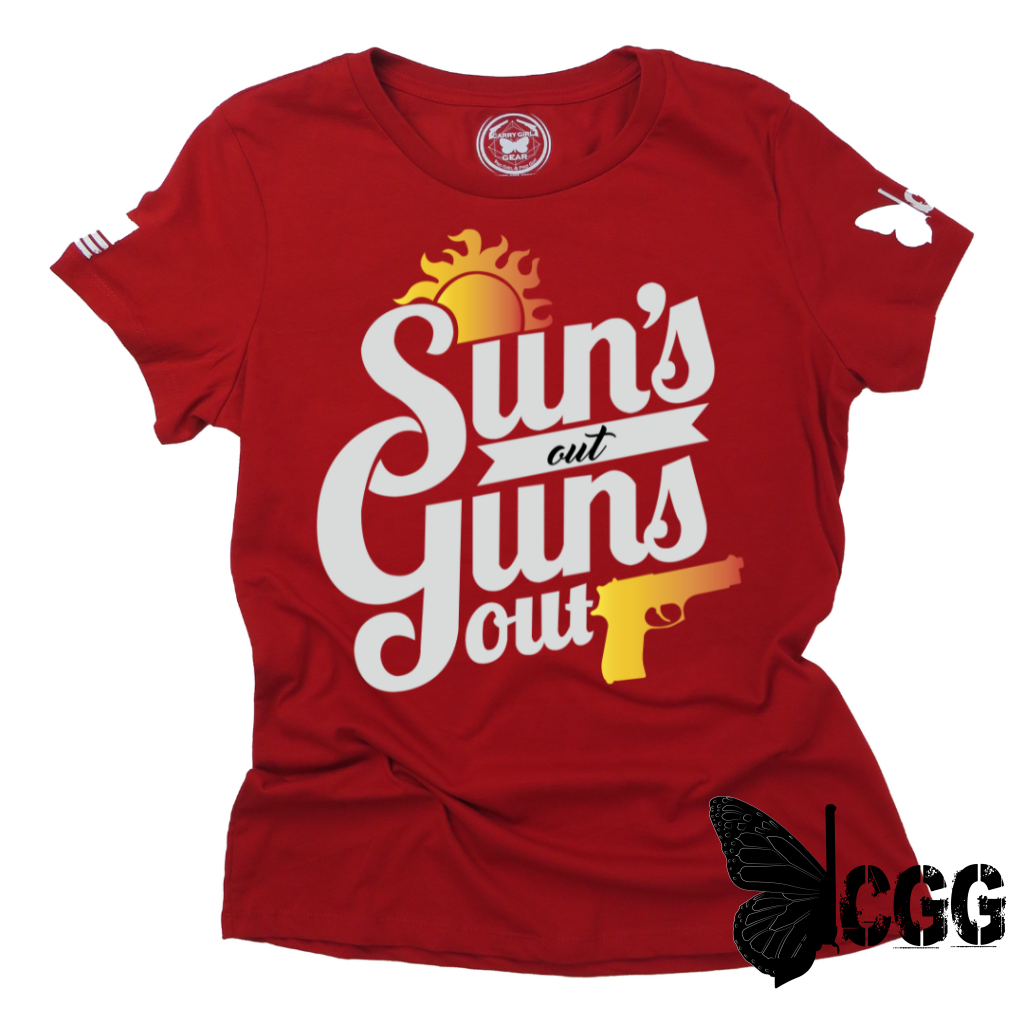 Suns Out **July 2022 Club Tee Xs / Red Womens Cut