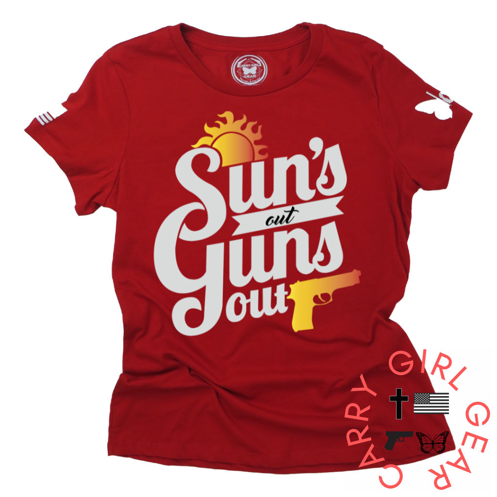 Suns Out **July 2022 Club Tee Xs / Red Womens Cut