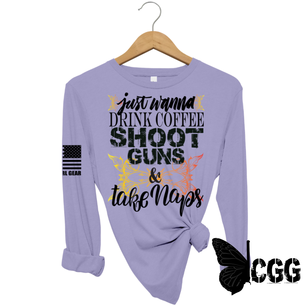 Take Naps Long Sleeve Lavender / Xs