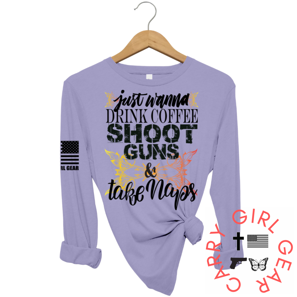 Take Naps Long Sleeve Lavender / Xs