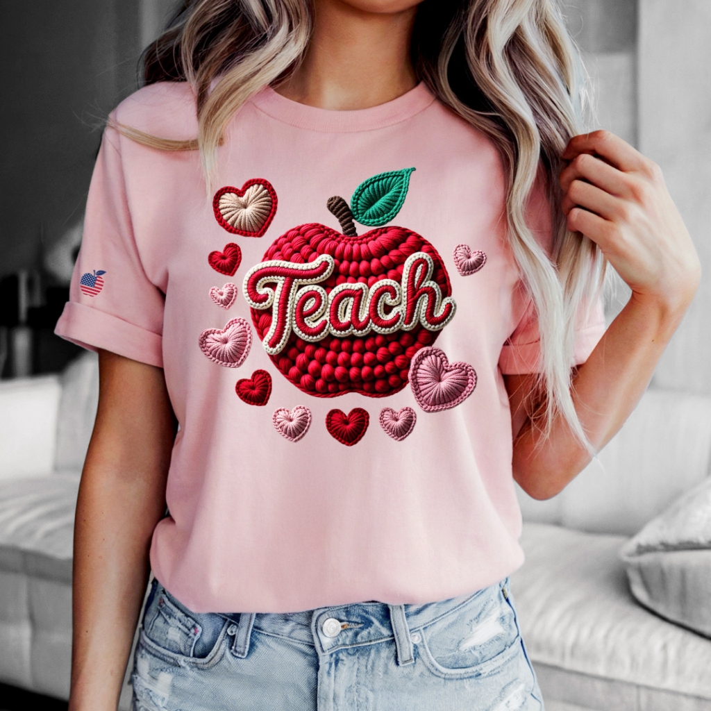 TEACH TEE Pink / XS / UNISEX TEE T-Shirts