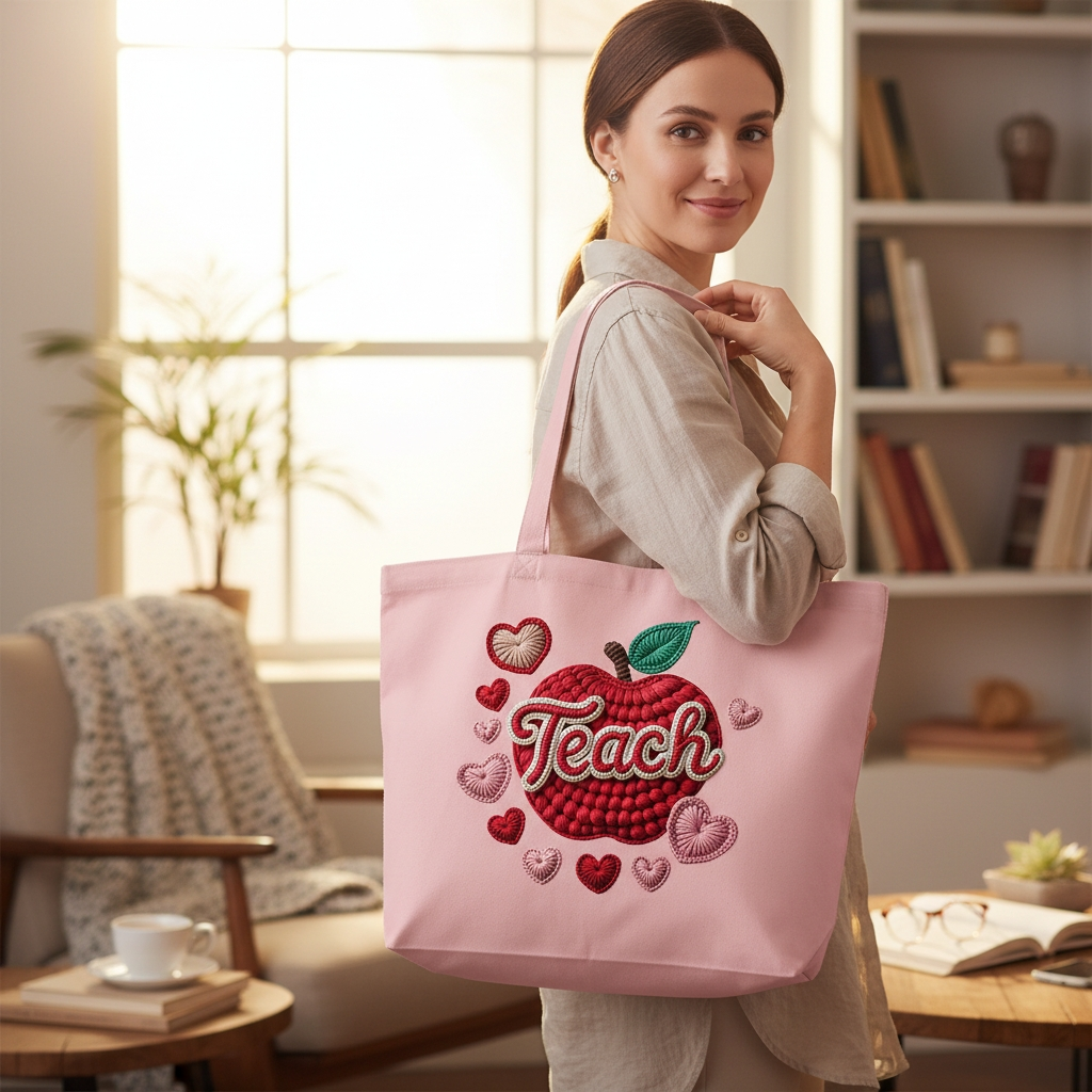 TEACH TOTE Pink