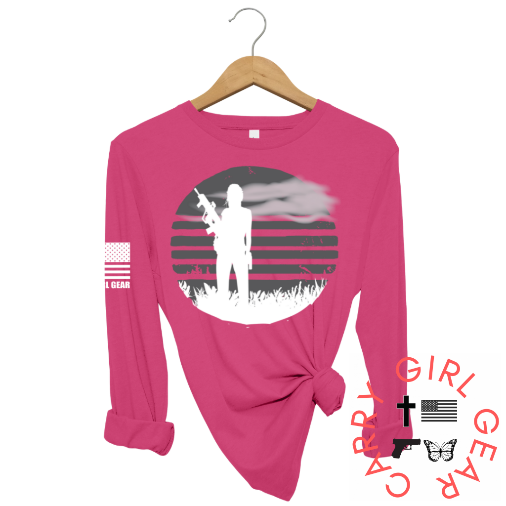 Team Carry Girl Long Sleeve Berry / Xs