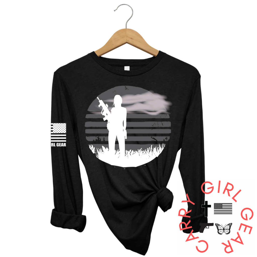 Team Carry Girl Long Sleeve Black / Xs