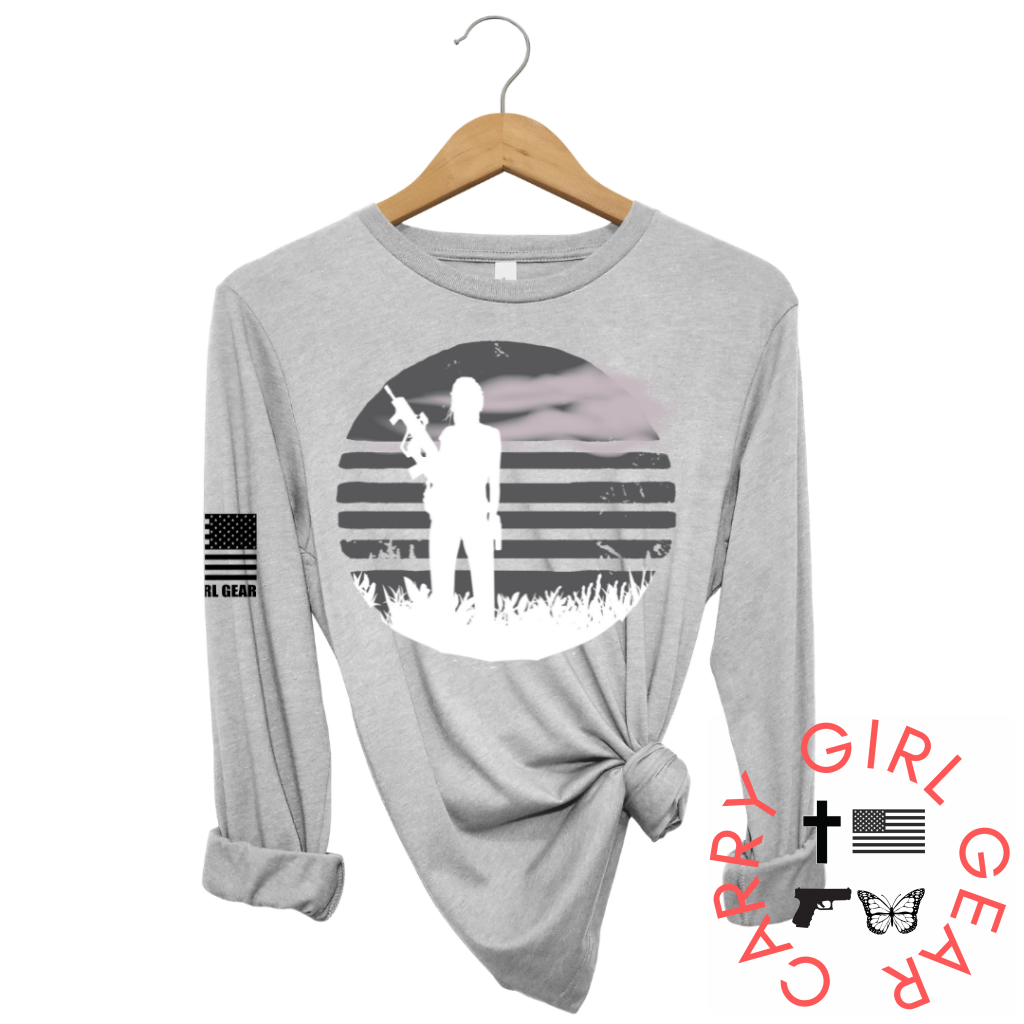 Team Carry Girl Long Sleeve Steel / Xs