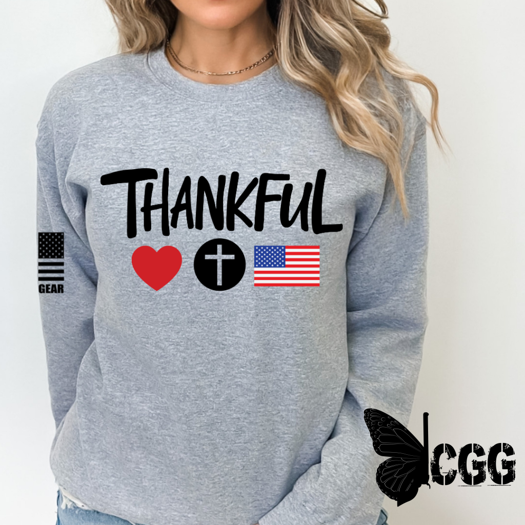 Thankful Hoodie & Sweatshirt / Athletic Gray Xs