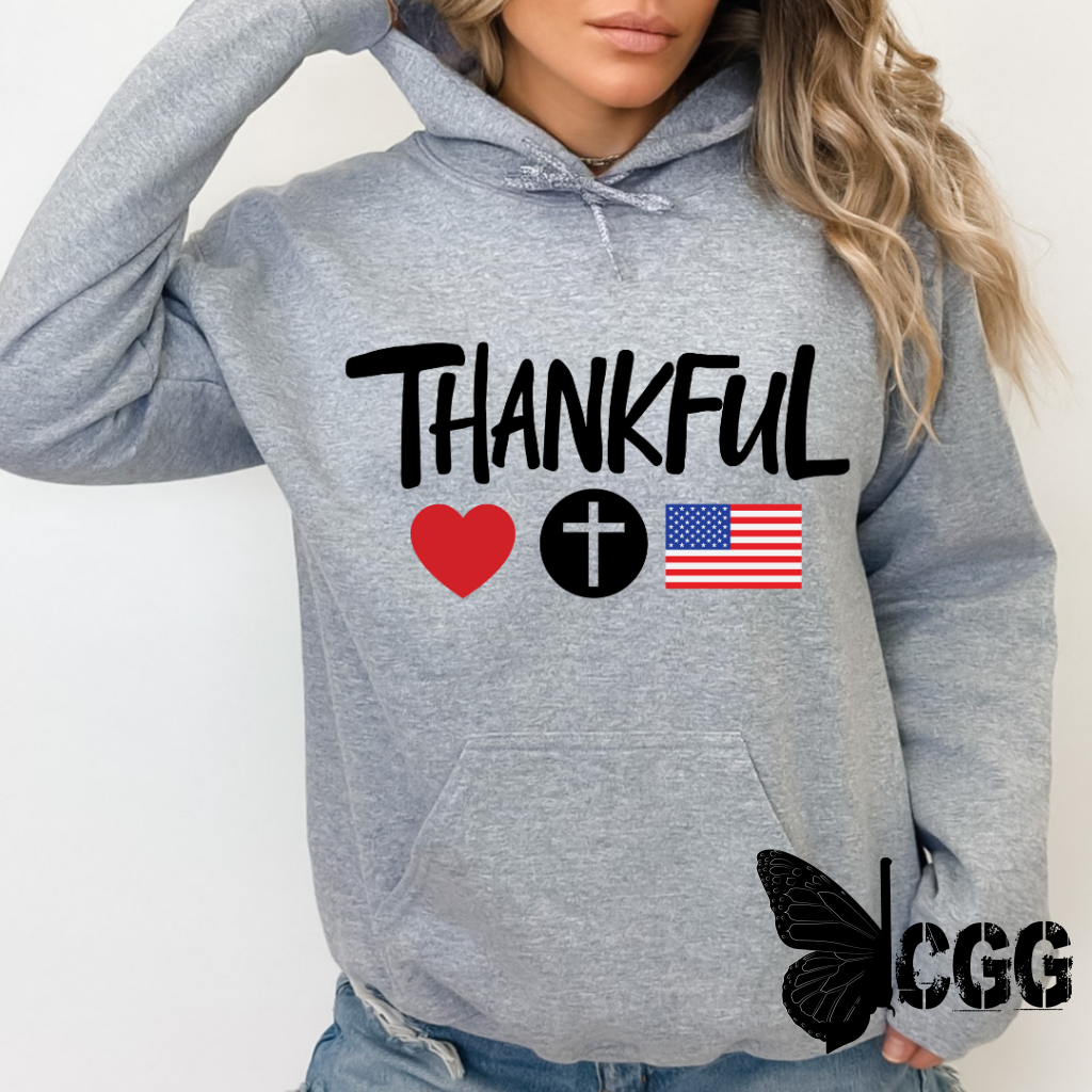 Thankful Hoodie & Sweatshirt / Athletic Gray Xs