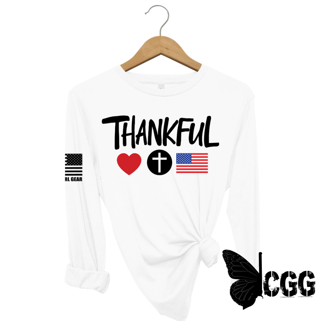 Thankful Long Sleeve Black / Xs