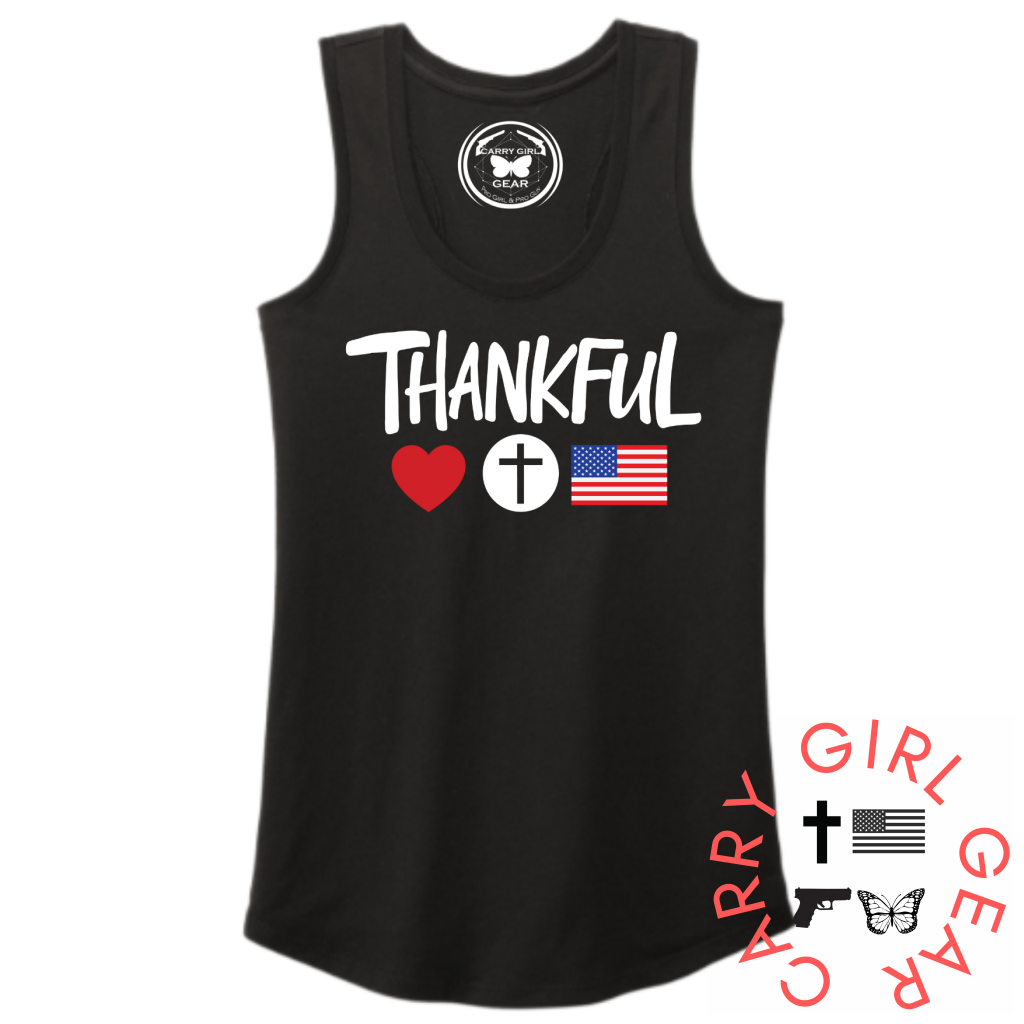 Thankful Tank Top Xs / Black Tank Top