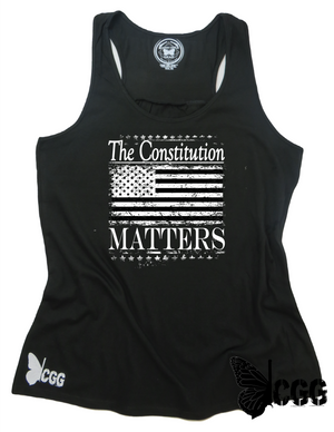 The Constitution Matter Tank Xs / Black Cgg Racerback Tank