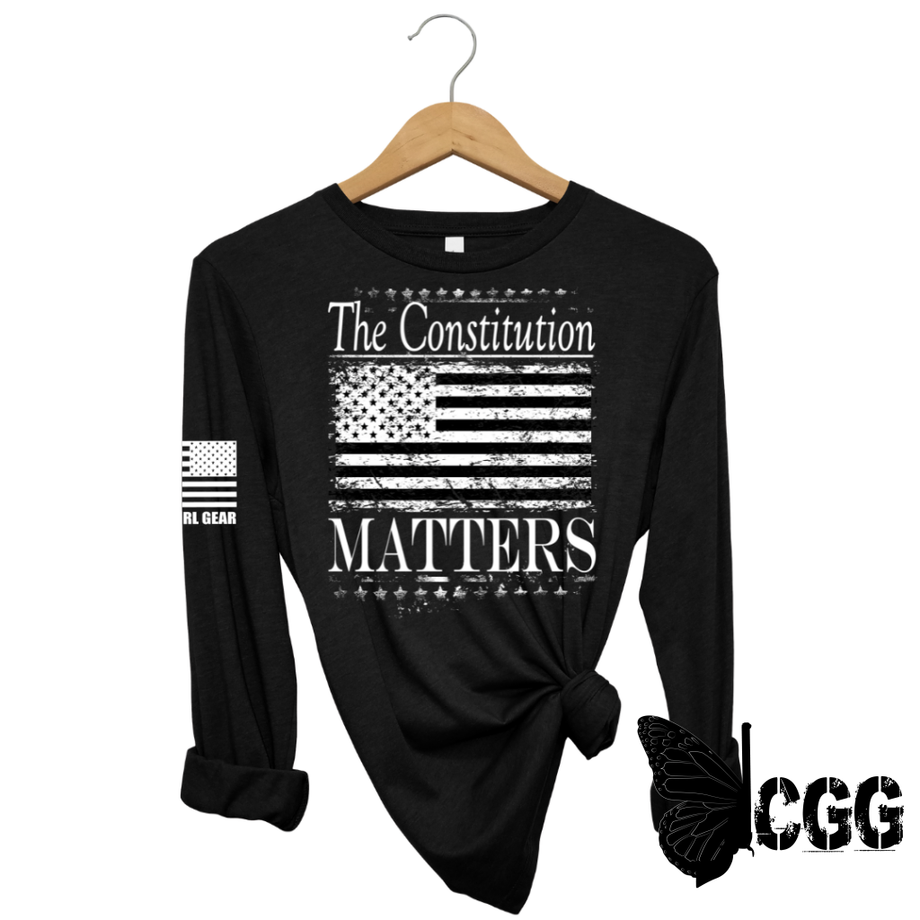 The Constitution Matters Long Sleeve Olive / Xs