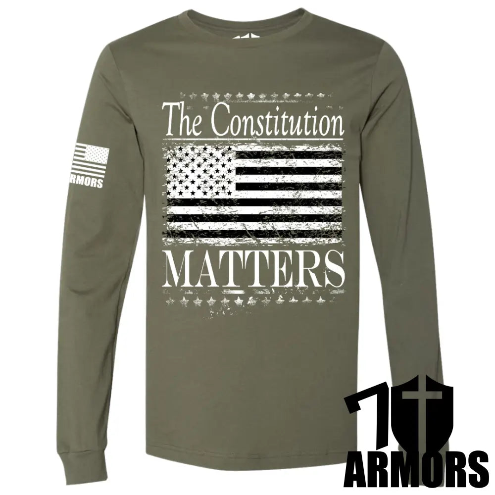 Constitution Matters Long Sleeve Sm / Od Green