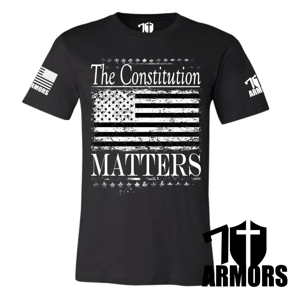 The Constitution Matters T-Shirt Sm / Black T-Shirts